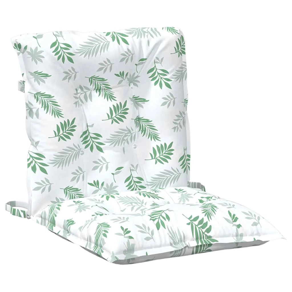 Cuscino da Esterno 6 pcs Bianco 100 x 50 x 7 cm Tessuto