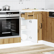vidaXL Base da Cucina Lucca Rovere Artigianale in Legno Multistrato