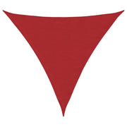 Vela Parasole | Telo Ombra | Vela da ombra Rossa 2x2x2 m 100% Poliestere Oxford