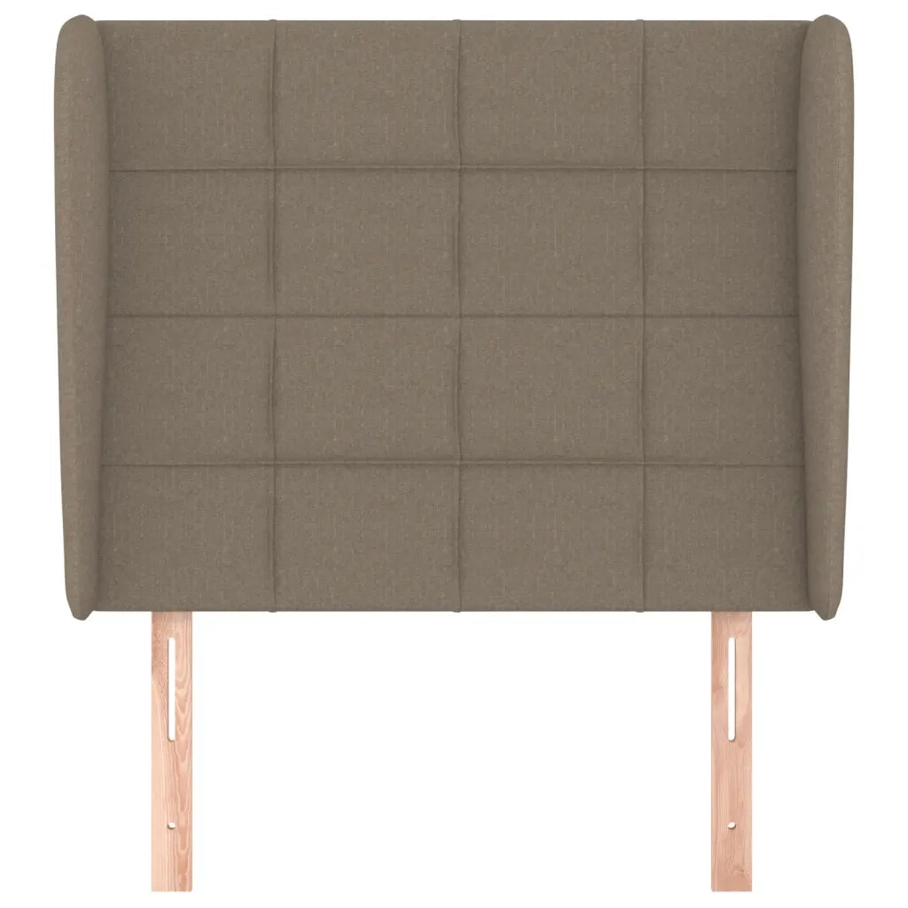 Testiera ad Orecchio Tortora 83x23x118/128 cm in Tessutocod mxl 121588