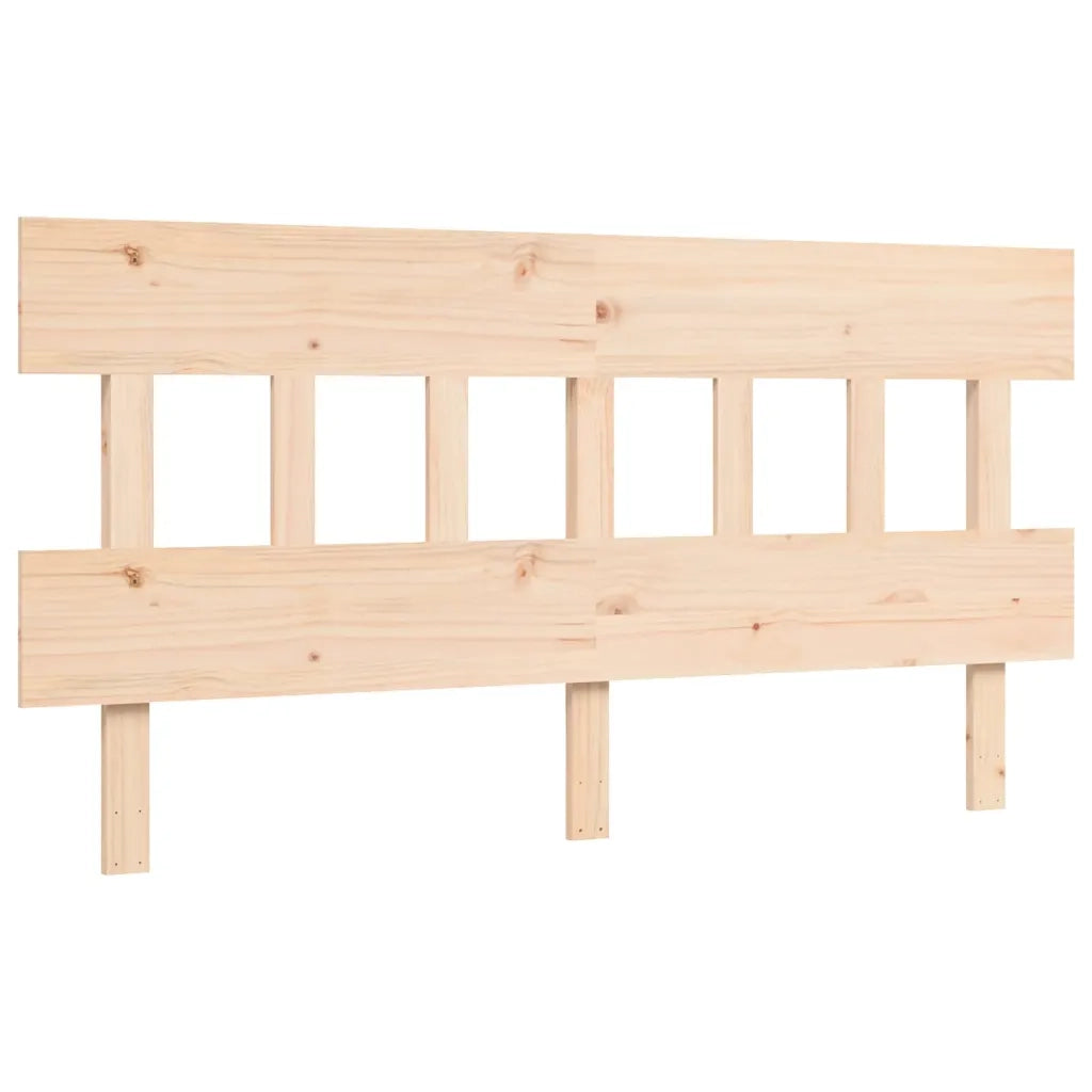 Giroletto con Testiera King Size in Legno Massello 3193601