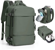 Borsa a mano da viaggio 40x20x25 cm per bagaglio a mano per voli low cost borsa da sedile con spazio per laptop 14 pollici con tasca per scarpe per ragazzi e ragazze