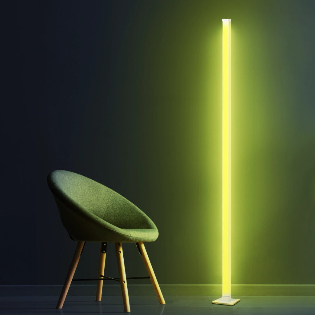 Lampada terra LED RGB musicale con telecomando Polux