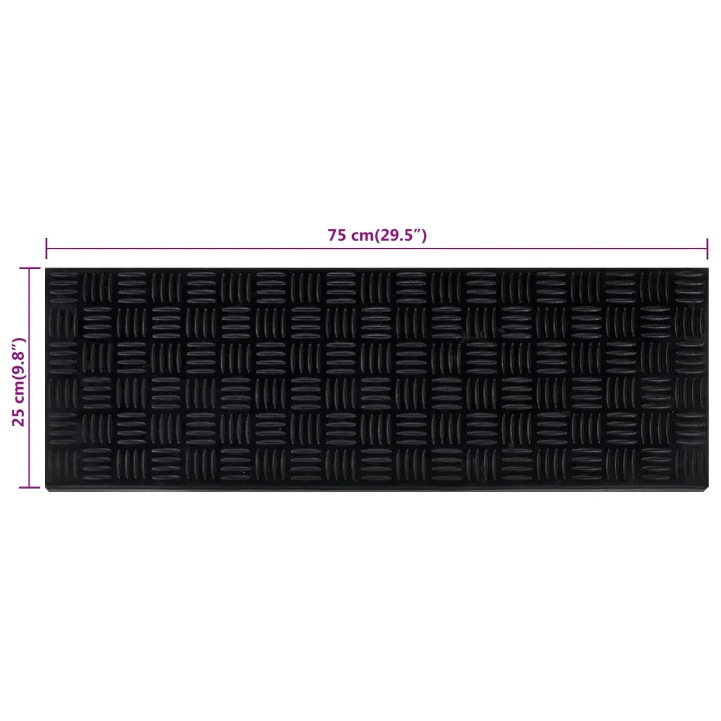 Tappetino per Scale 10 pz 25x75 cm in Gomma