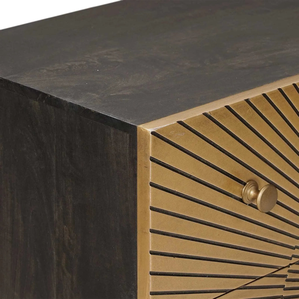 Mobile con Cassetti con cassetto Ottone 75 x 30 x 65 cm