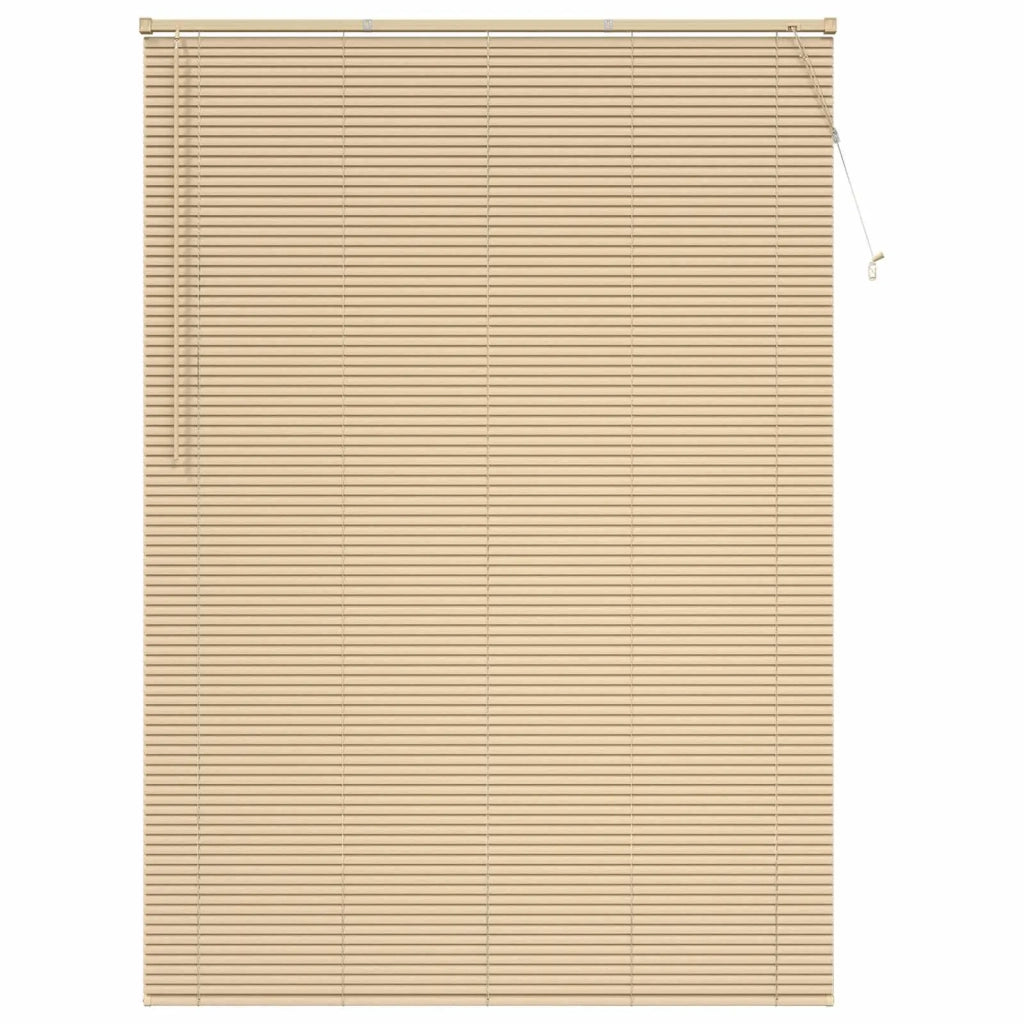 Tenda Veneziana Marrone Chiaro con Motivo 213 x 140 cm PVC 42003781