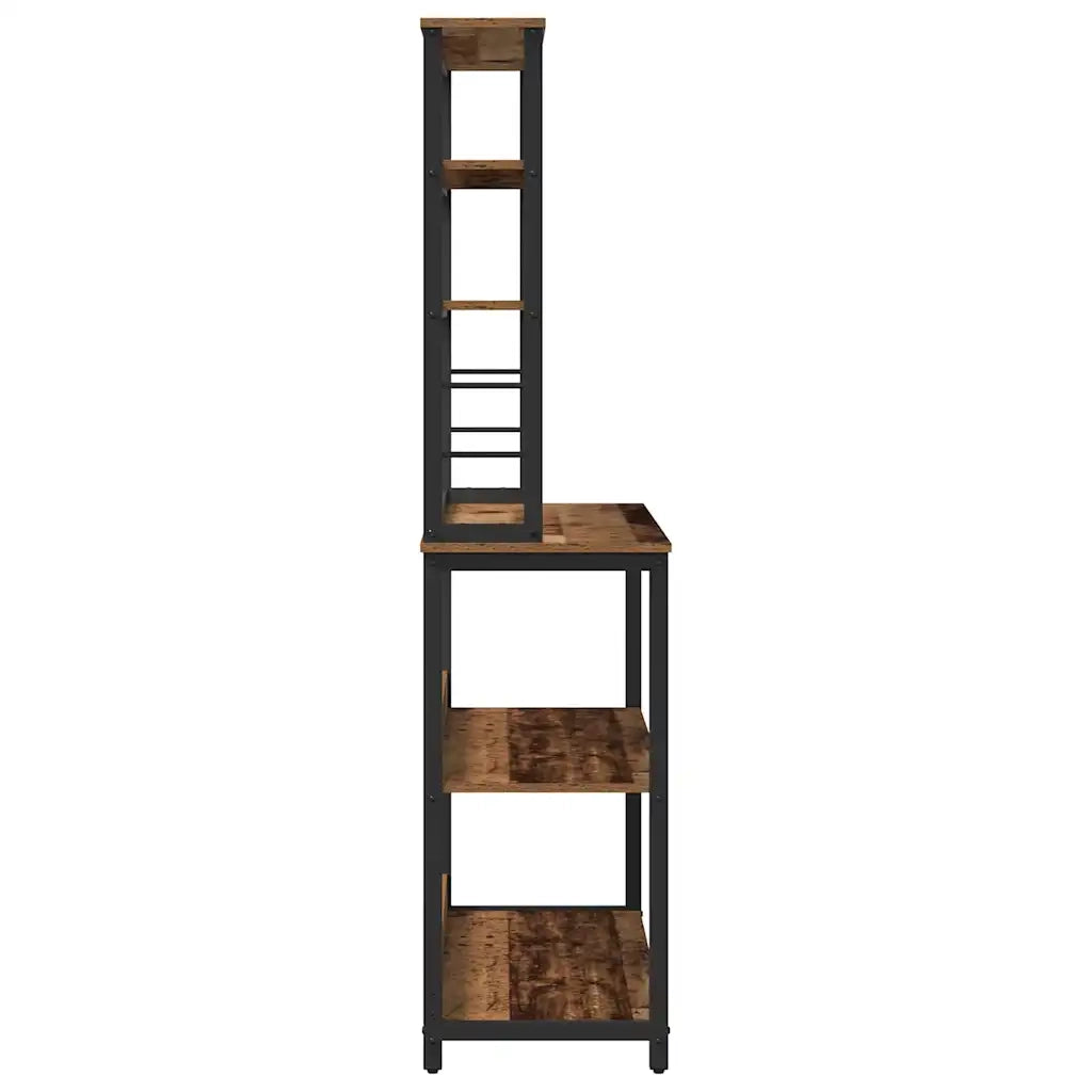 Mensola da cucina Legno vecchio 100 x 40 x 168 cm 883896