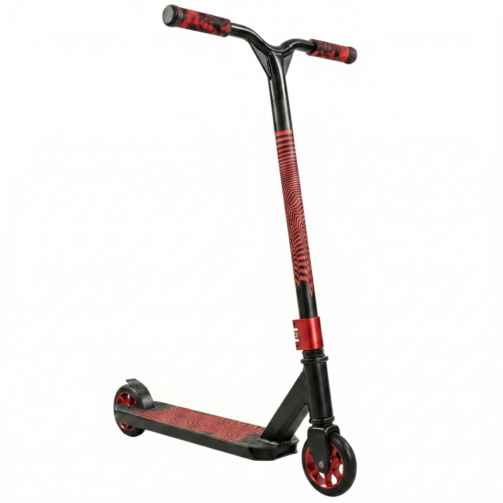 Patinete Freestyle Scooter Acrobatico ¨C zephmum ¨C Rosso con Ruote 120 mm e Giro 360¡ã