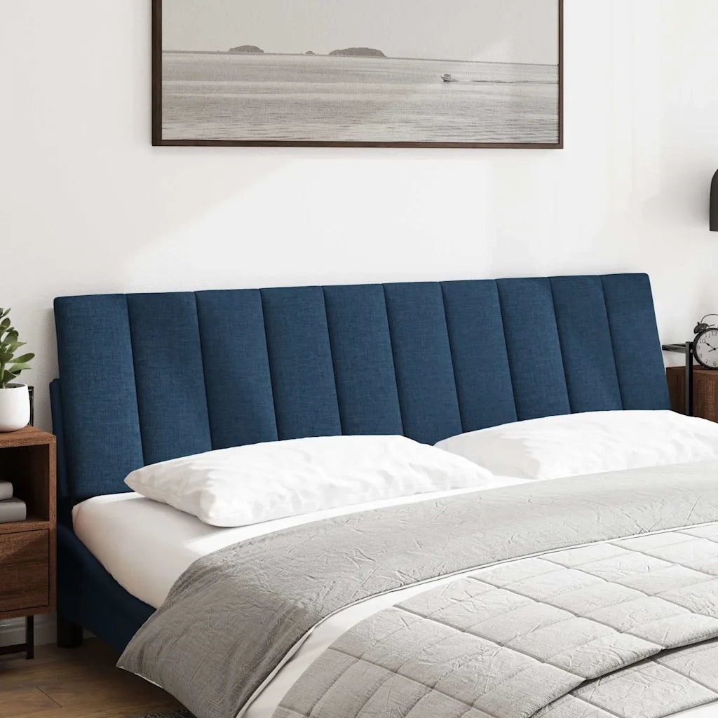 Cuscino Testiera Hanko Blu 180 cm in Tessuto CFW1516015