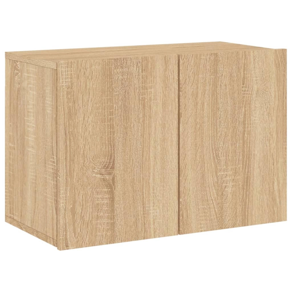 Mobile TV multimediale scaffale TV credenza mobile TV sala da pranzo soggiorno camera da letto 5 pezzi rovere Sonoma legno ingegnerizzato marrone 02_0029299