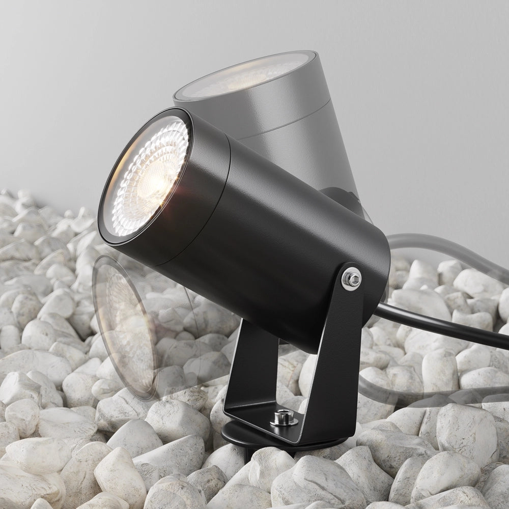 Maytoni Scope paletto faretto a picchetto nero GU10 IP65
