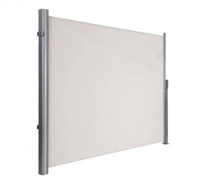 Tenda parasole laterale estraibile protezione solare tessuto in poliestere 280 g/m² 180 x 300 cm beige 12_0000979