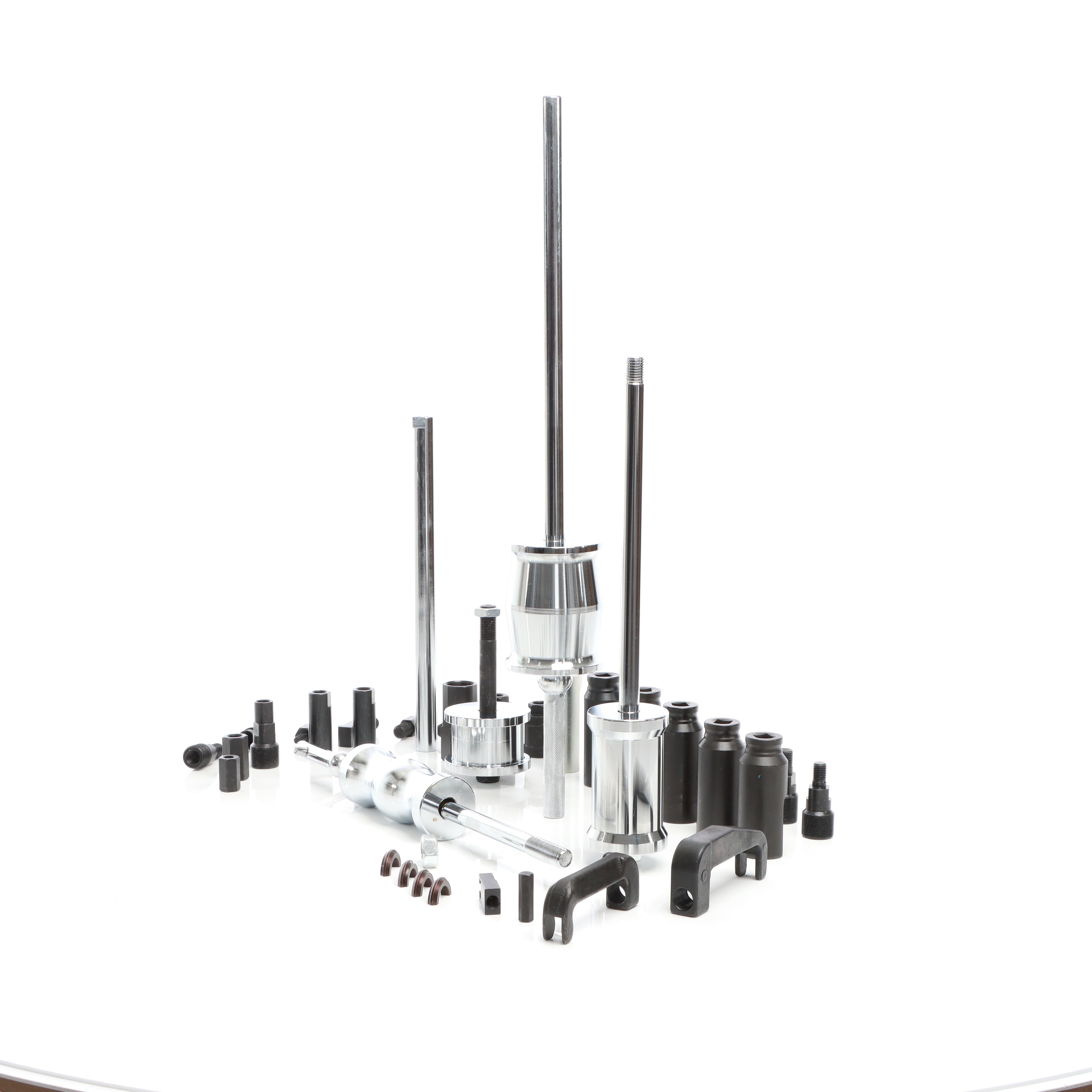 Set di 40 pz estrattori per iniettori CDI con 3 martelli scorrevoli e adattatori