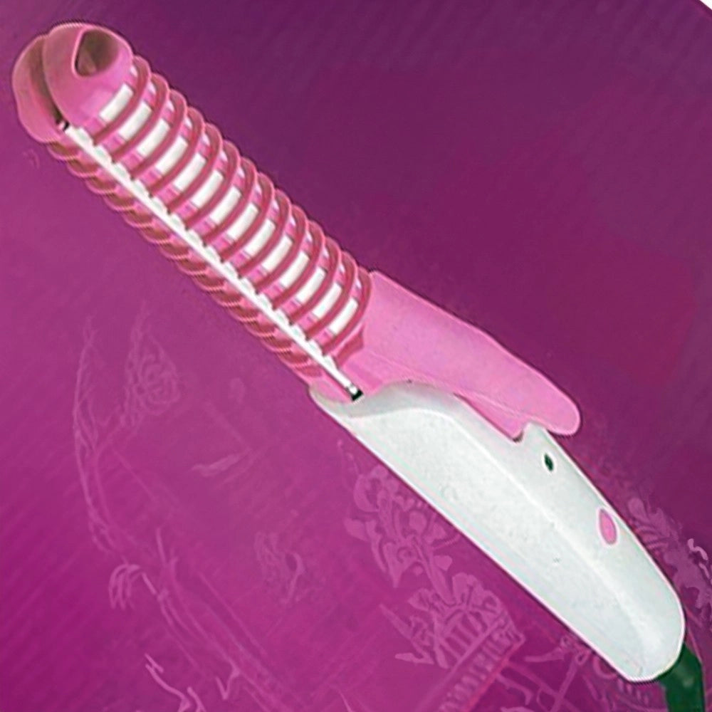 Trade Shop - Piastra Per Capelli Mossi Onde Lisci Fini Crespi Bagnati Spazzola Elettrica 2in1 -