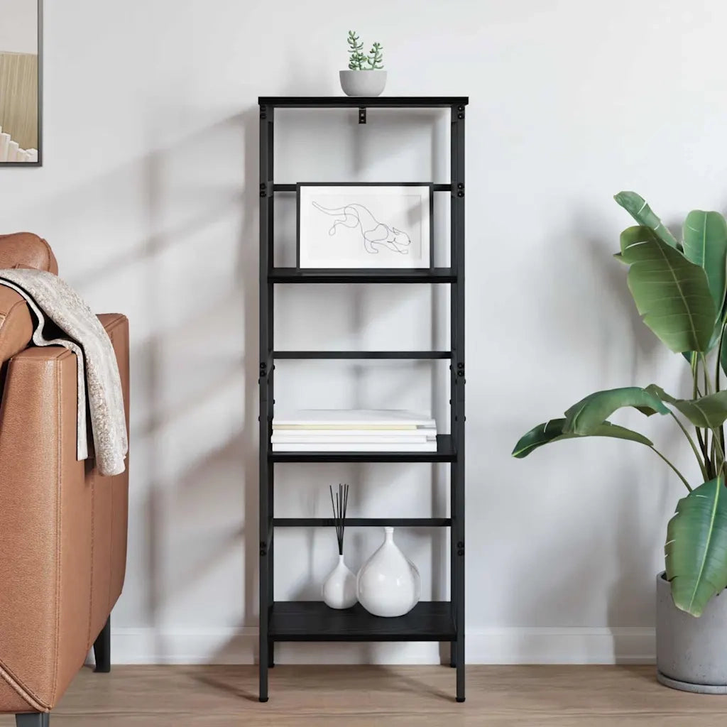 Libreria Rovere Nero 40 x 29,5 x 115 cm Legno multistrato