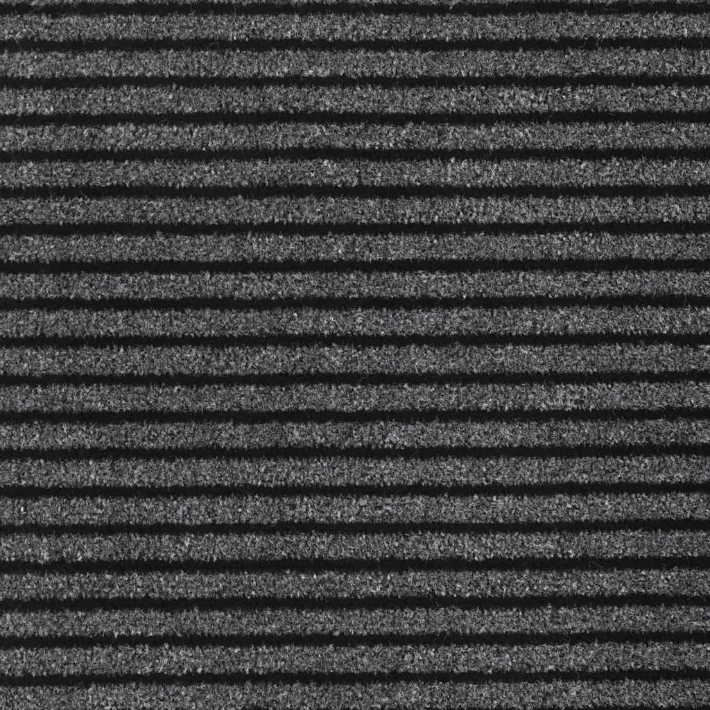 Zerbino antiscivolo rettangolare per interni ed esterni 115 x 500 cm PP nero 02_0058146