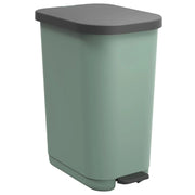 PATTUMIERA A PEDALE 25-40 LT VERDE RESEDA PLASTICA RICICLATA