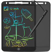 Trade Shop - Tavoletta Grafica Da Scrittura Lcd Lavagna Elettronica Disegni 12" Multicolore -