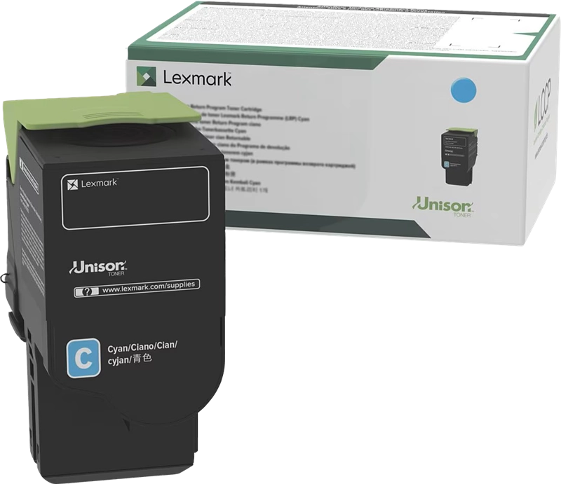 ORIGINAL Lexmark toner ciano 78C2XC0 CS/CX421 ~5000 Seiten