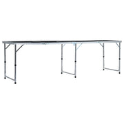 Tavolo da Beer Pong Pieghevole 240 cm Nero CFW9813544