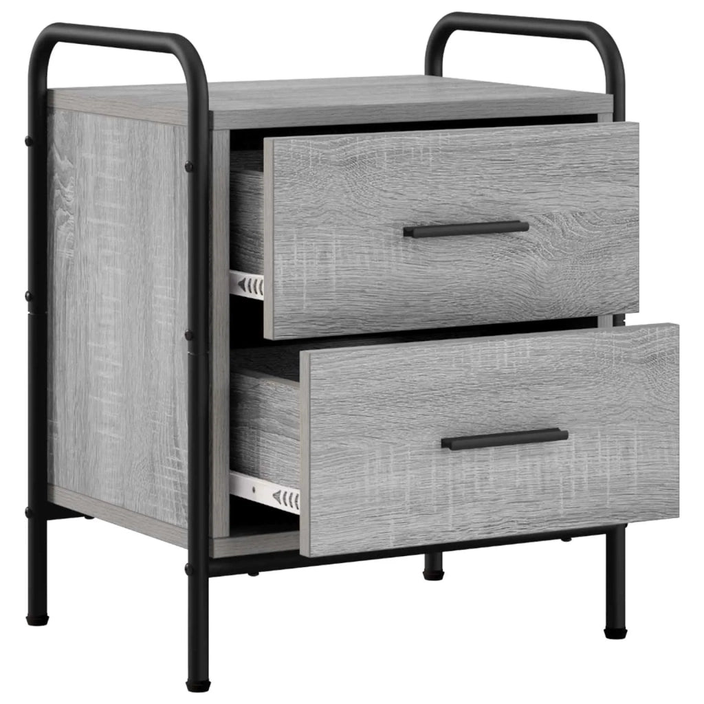 Armadio da Notte Sonoma grigio 40 x 30 x 50 cm 8013488