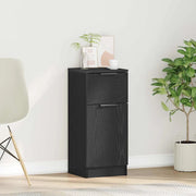 Credenza-Buffet-Armadio da cucina Rovere Nero 30 x 30 x 70 cm Legno multistrato 594972