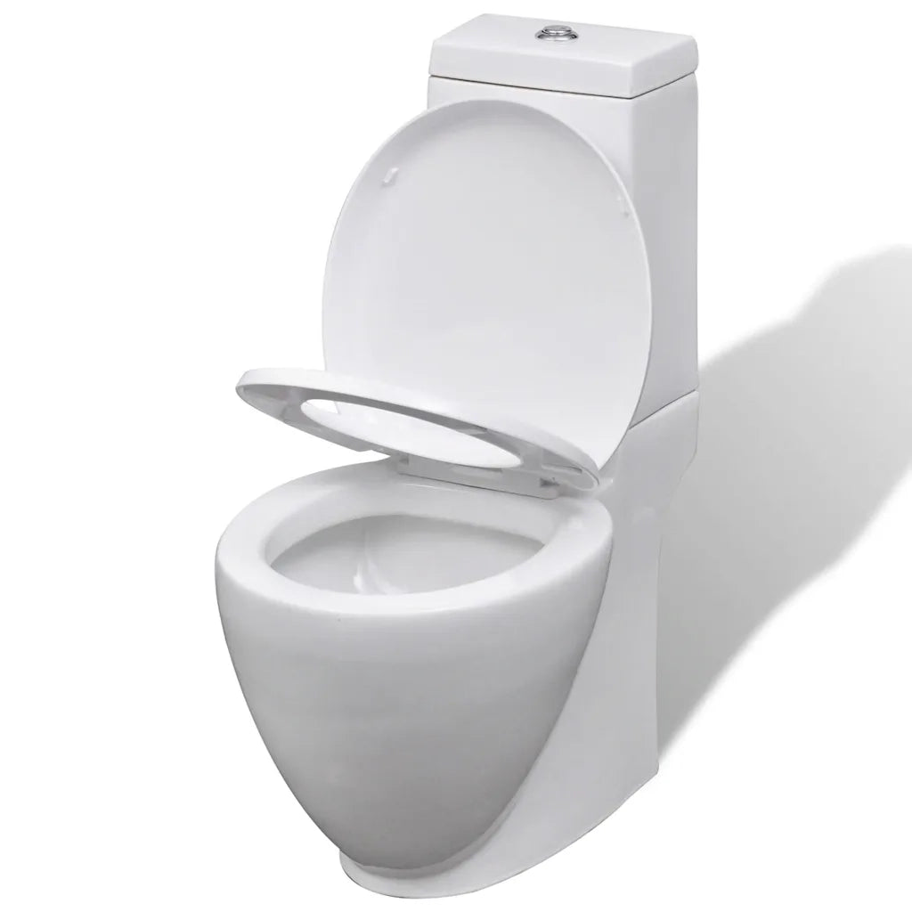 Set Toilette e BidÃ¨ in Ceramica Bianca cod mxl 50868