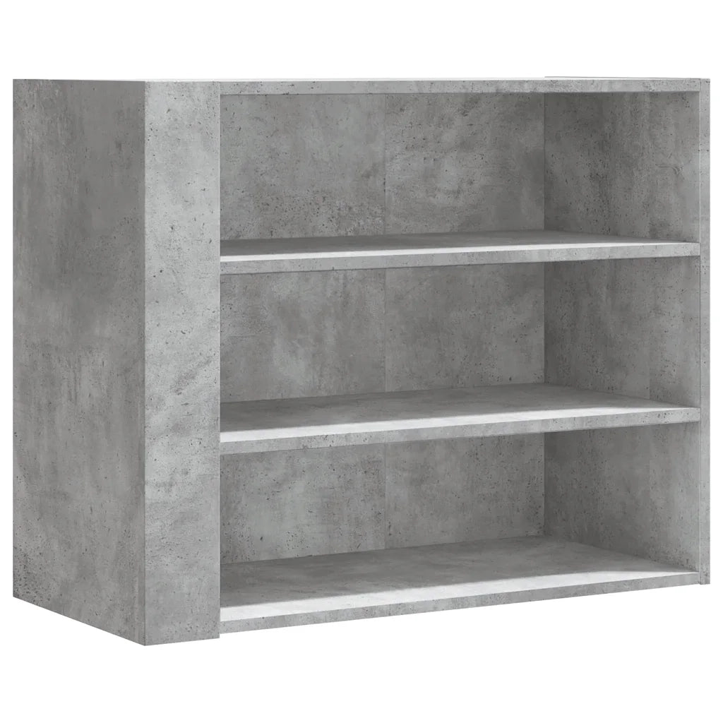 vidaXL Armadietto a Muro Grigio Cemento 75x35x60 cm in Truciolato
