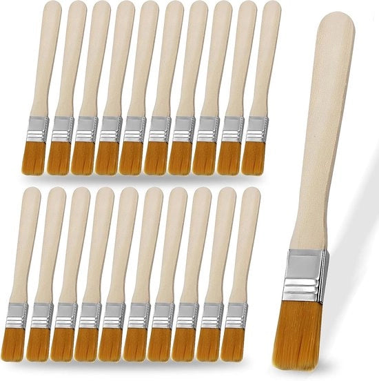 Set di pennelli piccoli - multifunzionali, 50 pezzi - 13,5 cm - legno