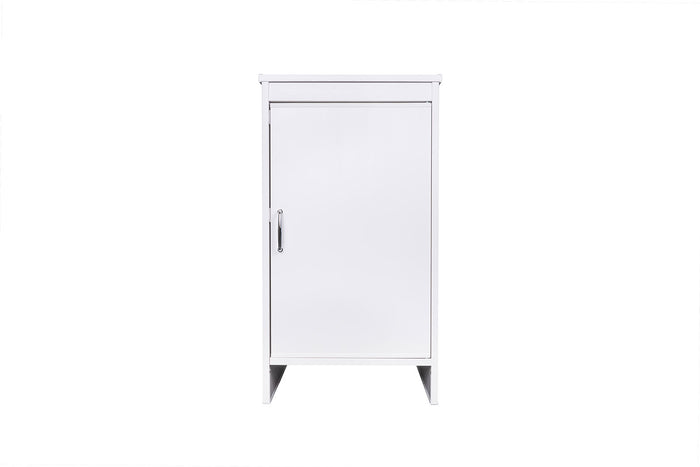 Mobile Lavanderia da Esterno 46,5x49x84 cm in PVC Bianco