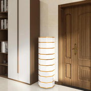 scarpiera Armadietto organizer per scarpe girevole a 360 gradi con ante - Scaffale moderno per scarpe da ingresso per corridoio dell'armadio di casa - Scaffale stretto indipendente, soluzione di