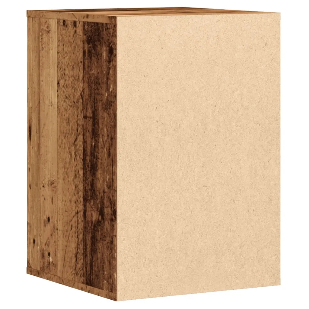 vidaXL Cassettiera Angolare Legno Antico 40x41x58 cm Legno Multistrato