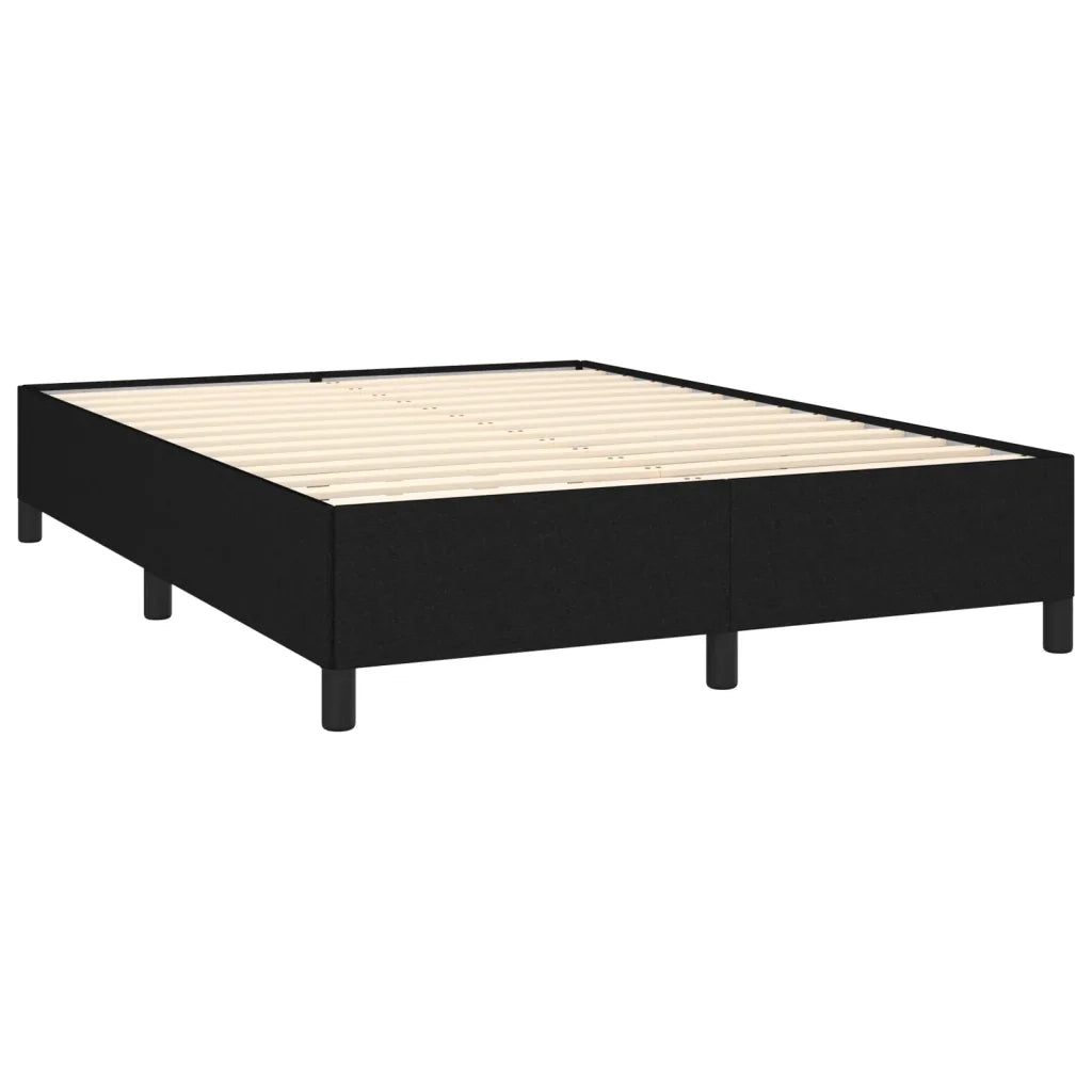 Giroletto a Molle con Materasso Nero 140x200 cm in Tessuto cod mxl 33945