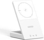 Piastra di ricarica wireless multi-dispositivo da 15W per AirPods iPhone Samsung Galaxy - stazione di ricarica