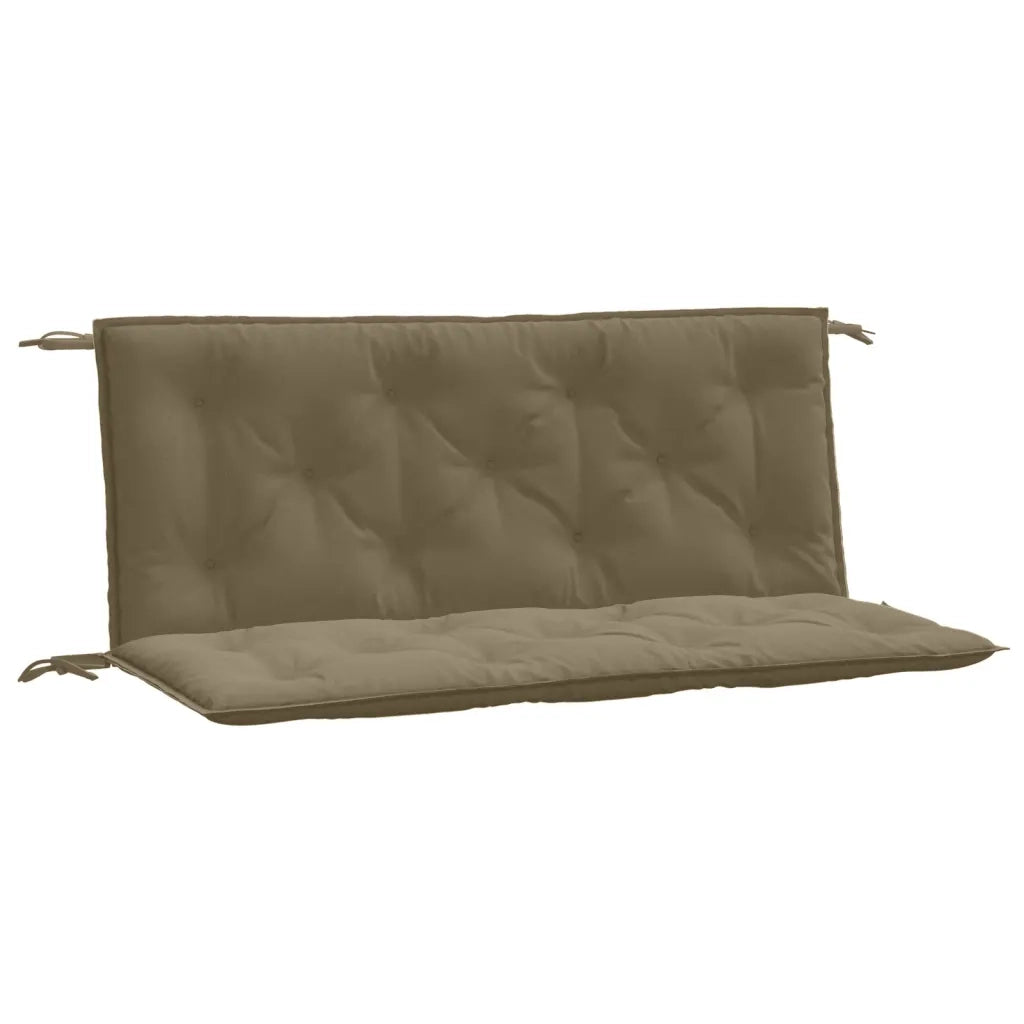 Cuscini Panca Giardino 2pz Tortora Mélange 120x50x7 cm Tessuto 4002605