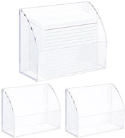 Supporto per mappe in acrilato trasparente - Formato 3x5 cm - Resistente allo shock - Kantoor/Bureau - Dimensioni 14,5 x 5,5 cm - Supporto per mappe