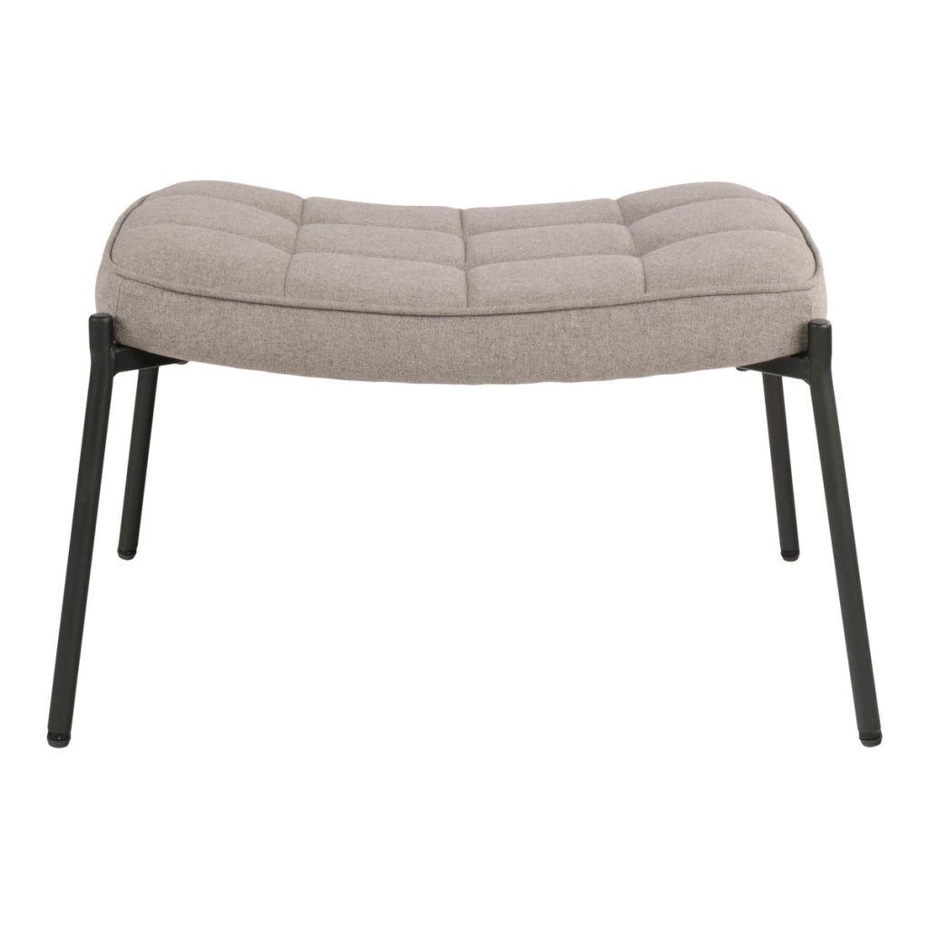 Poggiapiedi Glasgow, Beige, Poliestere, 42,5x63x39 cm