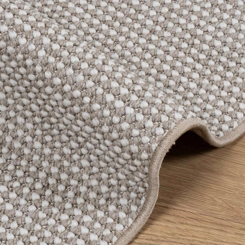 Tappeti per area LUGO Crema e Taupe 240 x 240 cm Poliestere