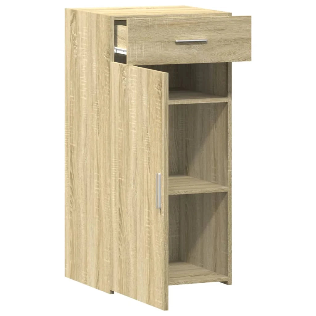 Credenza cassettiera mobile contenitore organizer cucina soggiorno salotto sonoma 45 x 425 x 93 cm legno ingegnerizzato marrone 02_0031574