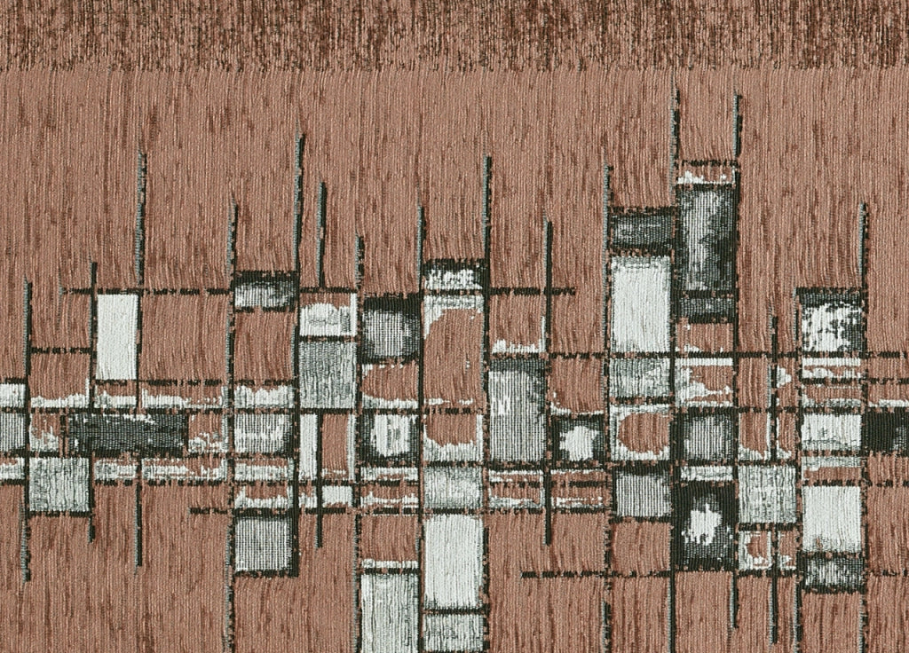 Tappeto Passatoia Cucina Corsia Retro Antiscivolo Disegno Pixel By Suardi - 55x115 - Marrone