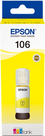 ORIGINAL Epson Cartuccia d'inchiostro giallo C13T00R440 106 ~1900 Seiten 70ml