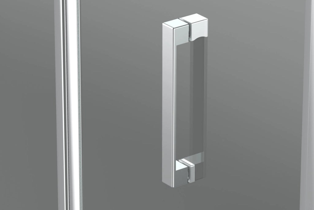 Box Doccia 2 lati 70x80 cm fisso + due battenti H195 cm IOLE Cromato