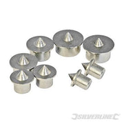 Set di perni con punta centrata per l'allineamento di fori falegnameria silverline