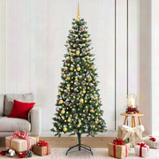 Albero di Natale artificiale con 300 LED Verde 210 cm 3395829