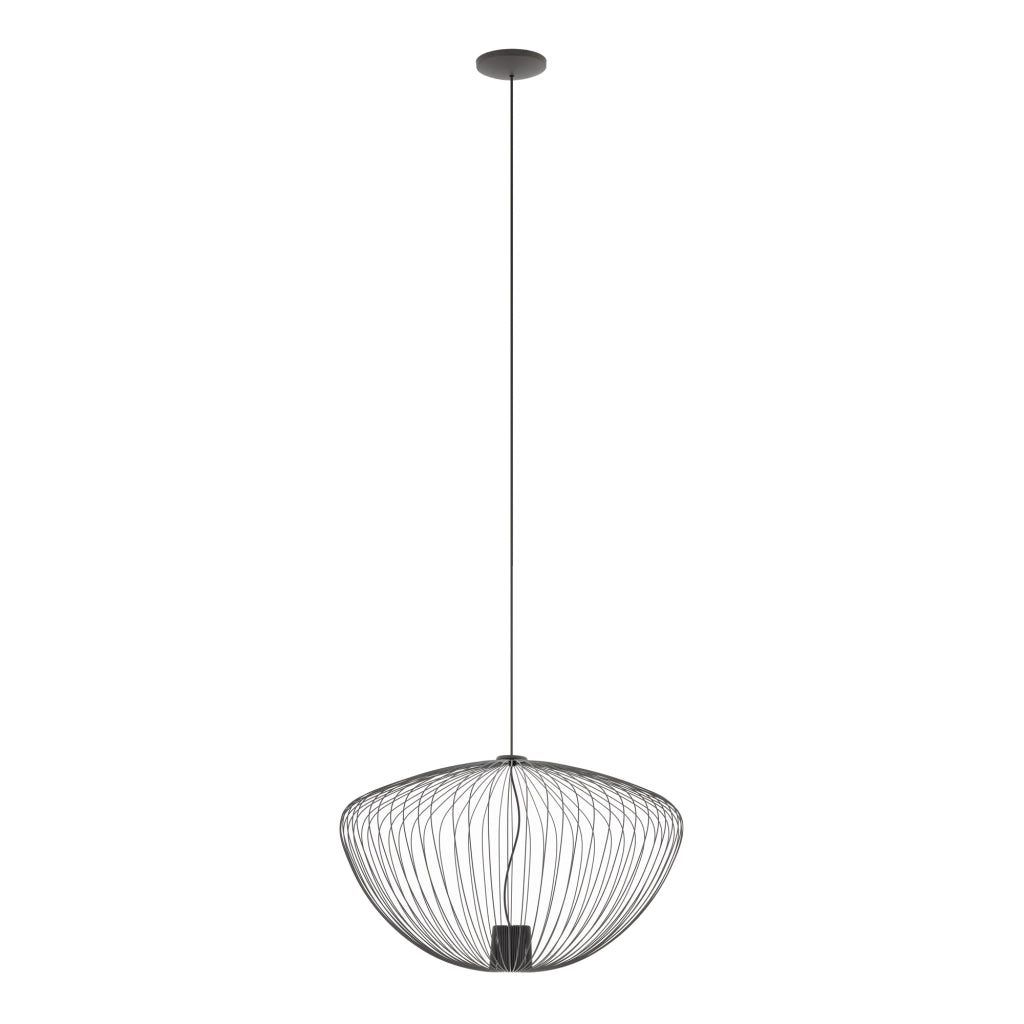 Sospensione industriale grigio scuro GU10 Pumpkin Nowodvorski