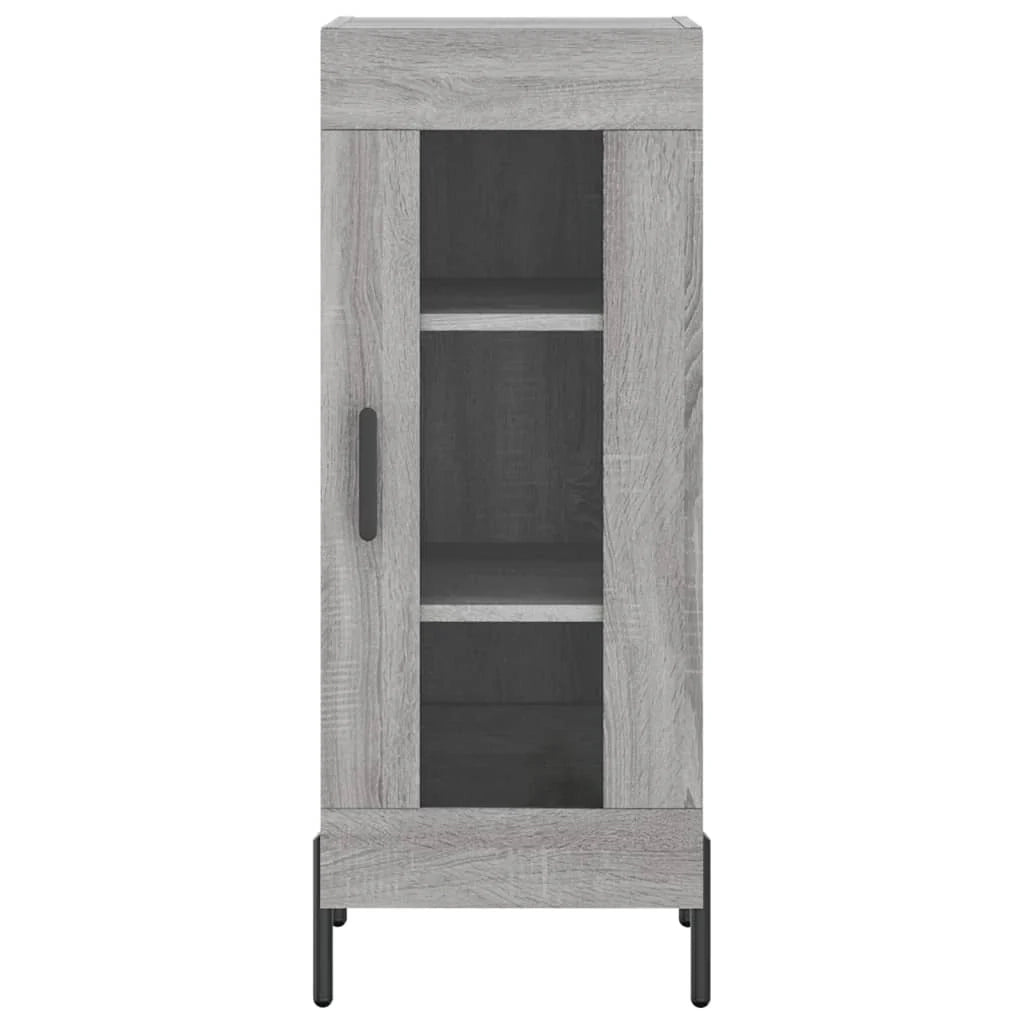 Buffet credenza cassettiera mobiletto mobile contenitore organizer cucina soggiorno Sonoma 34,5 x 34 x 90 cm legno ingegnerizzato grigio 02_0036302