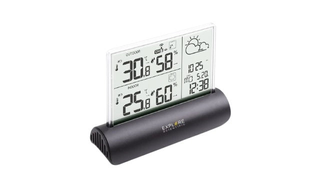 Stazione meteo EXPLORE SCIENTIFIC schermo LCD WSH4501 NERO