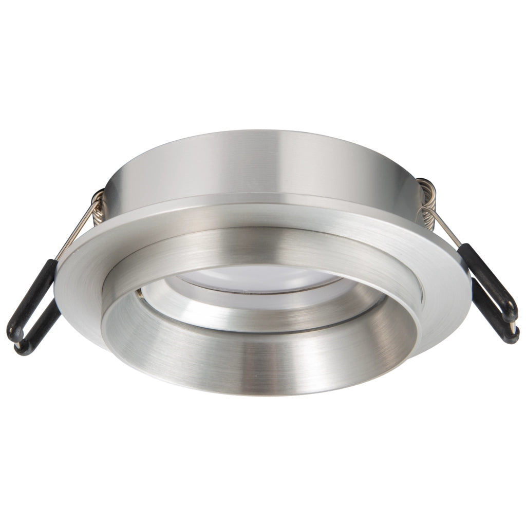 Faretto incasso tondo cromo orientabile MR16 Polux