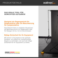 Walimex Peso per aste e stativi, 4,4 kg