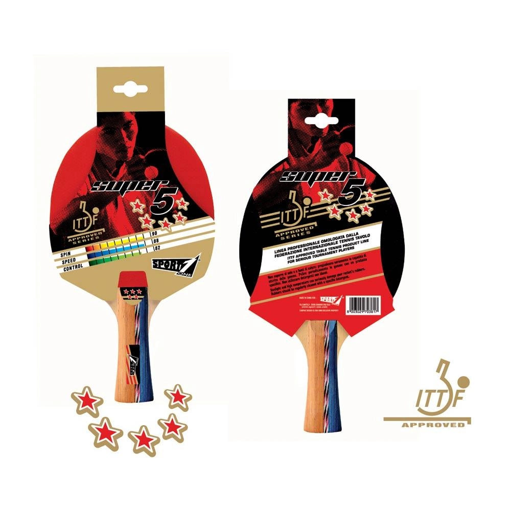 RACCHETTA PING PONG `5 STARS`